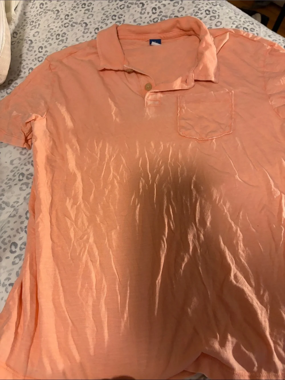 2 Boys Old Navy Collared Short Sleeve Shirts - Large